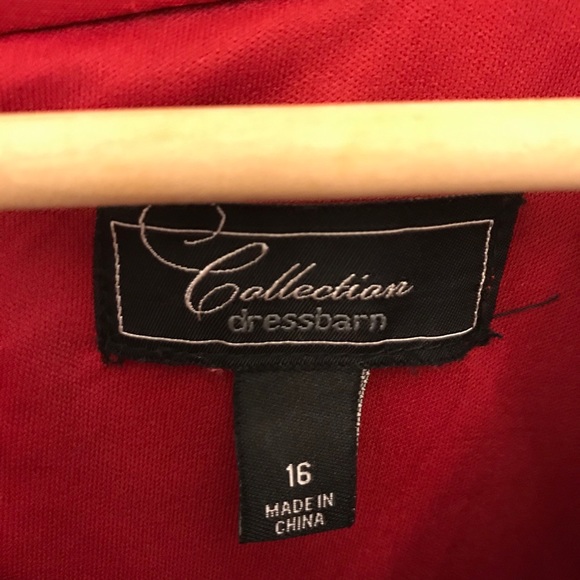 Dress Barn Collection Red  Party Cocktail Dress - Picture 9 of 9